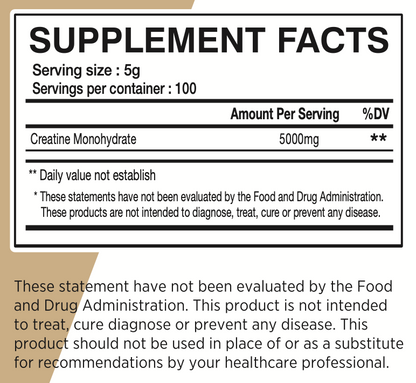Creatine Monohydrate 500g